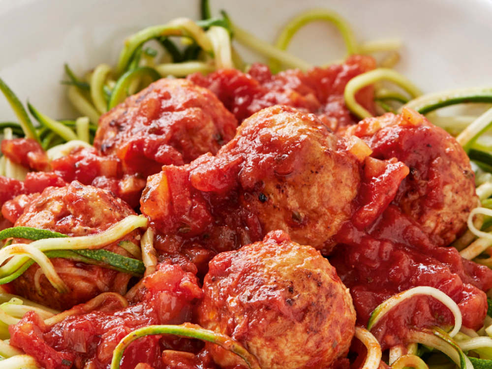 Courgetti-with-Turkey-Meatballs
